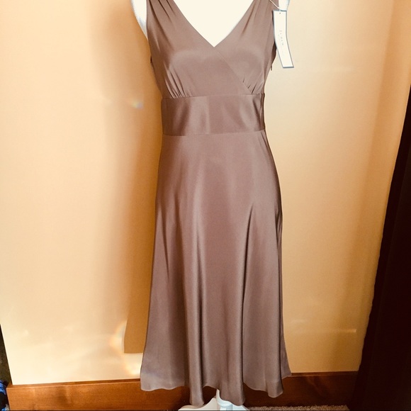 J. Crew Dresses & Skirts - New J. Crew Sophia silk tricotine expresso dress